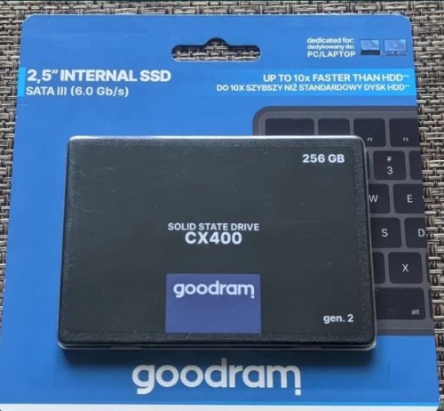 Фото SSD накопичувач GOODRAM CX400 Gen.2 256 GB (SSDPR-CX400-256-G2) від користувача Cerber