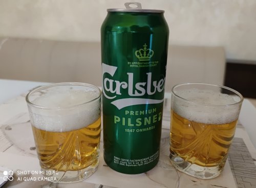 Фото Пиво Carlsberg Пиво светлое фильтрованное 5% 0,5 л (4820000456463) від користувача Mexanik
