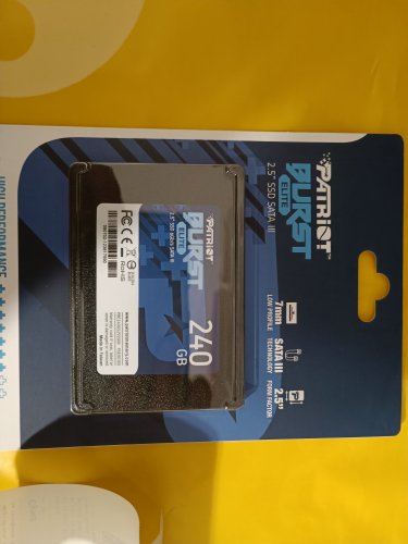 Фото SSD накопичувач PATRIOT Burst Elite 240 GB (PBE240GS25SSDR) від користувача 888vital888