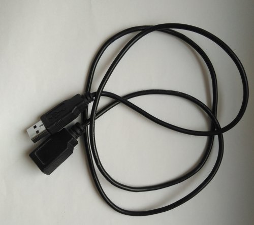 Фото Кабель USB Type-A Cablexpert USB 2.0 AM/AF 0.15m (CCP-USB2-AMAF-0.15M) від користувача 