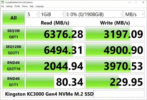 Фото SSD накопичувач Kingston KC3000 2048 GB (SKC3000D/2048G) від користувача Вячеслав Петренко