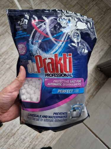 Фото Засіб від накипу Dr.Prakti Соль для посудомоечных машин Professional 1,5 кг (5900308777763) від користувача 2364275