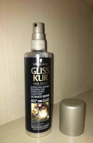 Фото  Gliss kur Экспресс-кондиционер  Ultimate Repair для сильно поврежденных и сухих волос 200 мл (4015000941334) від користувача Serj83