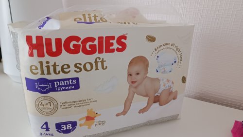 Фото Трусики-підгузки Huggies Elite Soft Pants 4, 38 шт від користувача QuickStarts