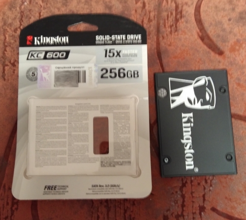 Фото SSD накопичувач Kingston KC600 256 GB (SKC600/256G) від користувача ShereKhan