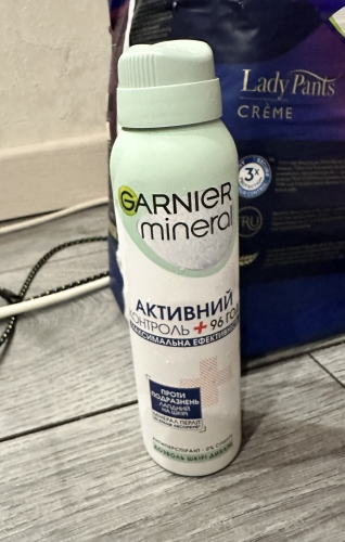 Фото  Garnier Mineral Action Control + антиперспірант спрей 150 мл від користувача KaterunaV