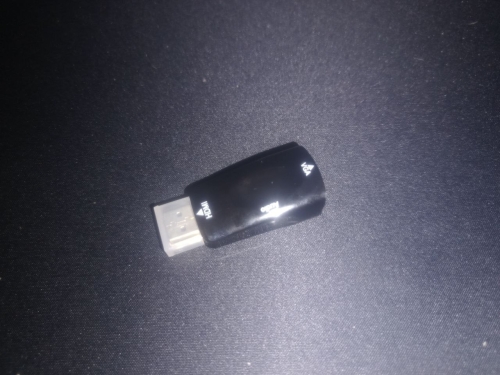 Фото Адаптер STLab HDMI - VGA Black (U-991 BLACK) від користувача mandragor971