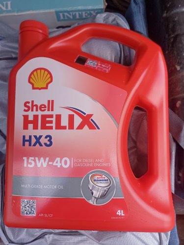 Фото Моторне мастило Shell Helix HX3 15W-40 4 л від користувача Григорій Піртахія