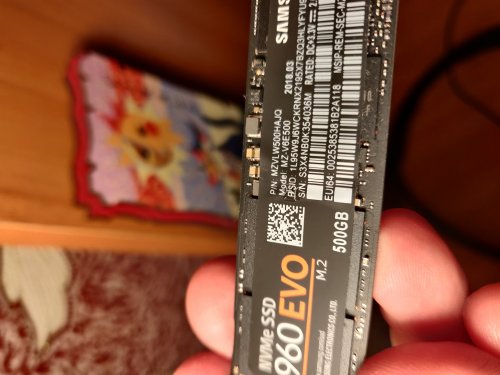 Фото SSD накопичувач Samsung 960 EVO (MZ-V6E500BW) від користувача Андрій