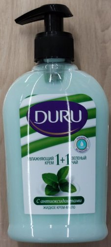 Фото  Duru Крем-мило з антиоксидантами  1 + 1 Soft Sensations Зелений чай 300 мл (8690506491611) від користувача Serhii