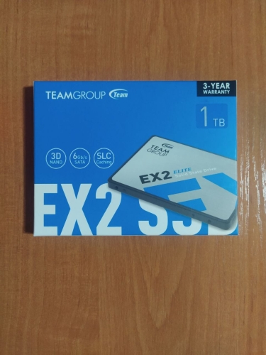 Фото SSD накопичувач TEAM EX2 1 TB (T253E2001T0C101) від користувача Isolar