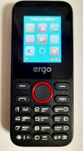 Фото Мобільний телефон ERGO B183 Dual Sim Black від користувача olegvisockij7