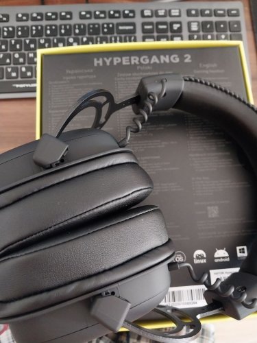Фото Навушники з мікрофоном HATOR Hypergang 2 Black (HTA-910) від користувача Denys V.