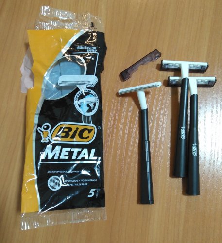 Фото  BIC Metal Станки для бритья без сменных катриджей 5 шт. (3086125705416) від користувача 