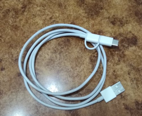 Фото Кабель USB Type-C Xiaomi Mi 2-in-1 USB Cable Micro USB to Type C 100cm (SJV4082TY) від користувача 