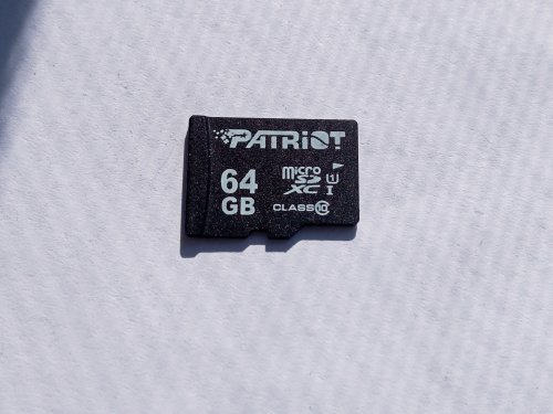 Фото Карта пам'яті PATRIOT 64 GB microSDXC UHS-I LX PSF64GMDC10 від користувача Василь Нетребюк