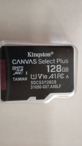 Фото Карта пам'яті Kingston 128 GB microSDXC Class 10 UHS-I Canvas Select Plus SDCS2/128GBSP від користувача do.you.watch.ko