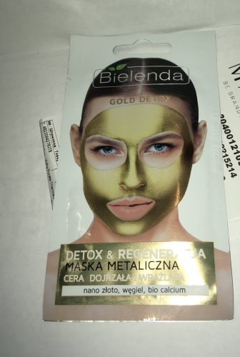 Фото  Bielenda Маска для обличчя  Carbo Detox Gold 8 г від користувача Maya