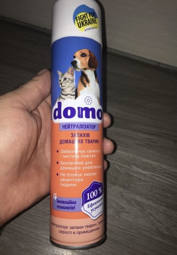 Фото  Domo Нейтралізатор запахів домашніх тварин, 300 мл, , 0155841 від користувача Sveta65
