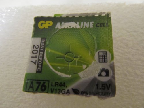 Фото Батарейка GP Batteries LR44/AG13 bat(1.5B) Alkaline 10шт (A76-U10) від користувача grindcorefan1