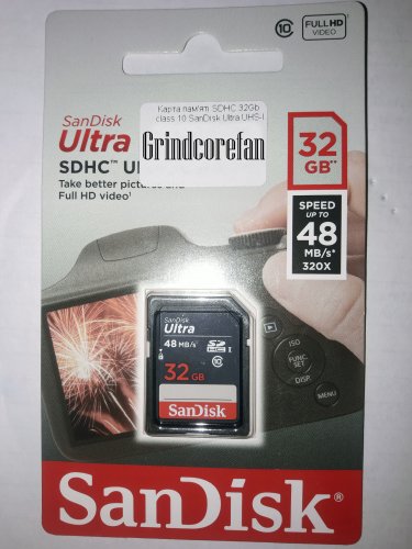 SanDisk 32 GB SDHC UHS-I Ultra