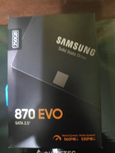 Фото SSD накопичувач Samsung 870 EVO 250 GB (MZ-77E250BW) від користувача Molakarov