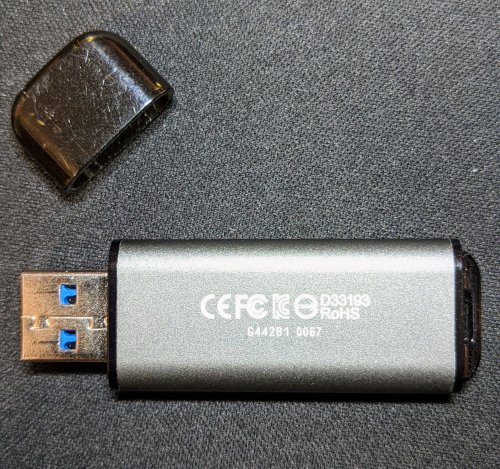 Фото Флешка Transcend 128 GB JetFlash 920 USB 3.2 Black (TS128GJF920) від користувача Redmoon