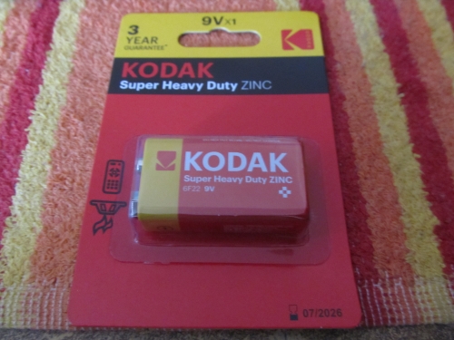 Фото Батарейка Kodak Krona bat Carbon-Zinc 1шт Extra Heavy Duty 30953437 від користувача grindcorefan1