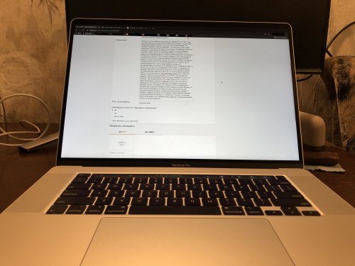 Фото Ноутбук Apple MacBook Pro 16" Space Gray 2019 (MVVJ2, 5VVJ2) від користувача Aes
