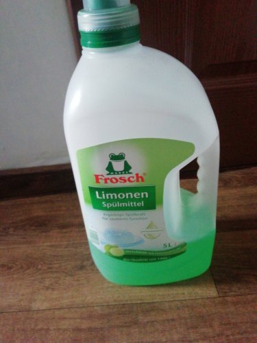 Фото Рідина для миття посуду Frosch Средство для мытья посуды Зеленый лимон 5 л (4001499115585) від користувача Zahar2020