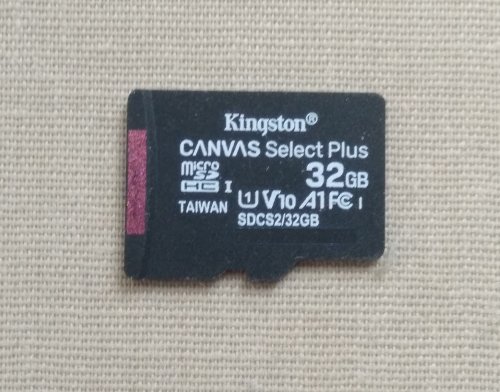 Фото Карта пам'яті Kingston 32 GB microSDHC Class 10 UHS-I Canvas Select Plus SDCS2/32GBSP від користувача 
