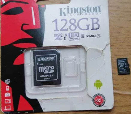 Фото Карта пам'яті Kingston 128 GB microSDXC Class 10 UHS-I Canvas Select + SD Adapter SDCS/128GB від користувача zetsuobilly
