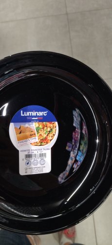 Фото столова тарілка Luminarc HARENA BLACK 25 см (L7611) від користувача Катруся