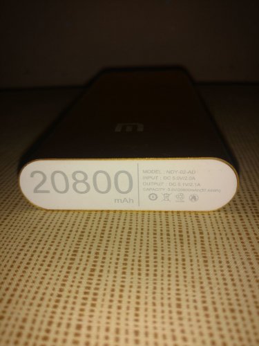 Фото Зовнішній акумулятор (павербанк) Xiaomi Mi power bank 20000mAh White (1154400042) від користувача DO3ATOP