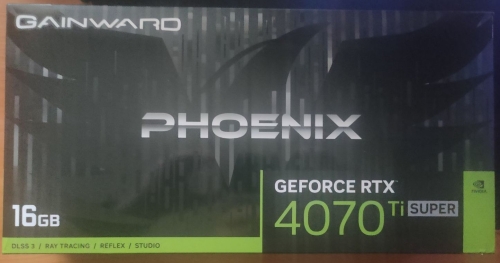Фото Відеокарта Gainward GeForce RTX 4070 Ti SUPER Phoenix (NED47TS019T2-1043X) від користувача Алексей Зиновьев