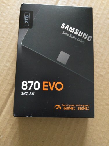 Фото SSD накопичувач Samsung 870 EVO 2 TB (MZ-77E2T0BW) від користувача bhfo