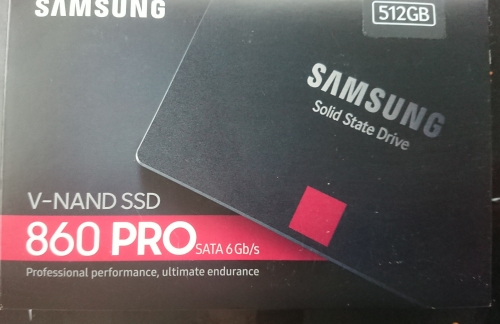 Фото SSD накопичувач Samsung 860 PRO 512 GB (MZ-76P512BW) від користувача Romanoff