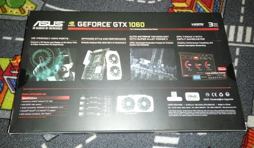 Фото Відеокарта ASUS DUAL-GTX1060-6G від користувача Turbo-Yurik