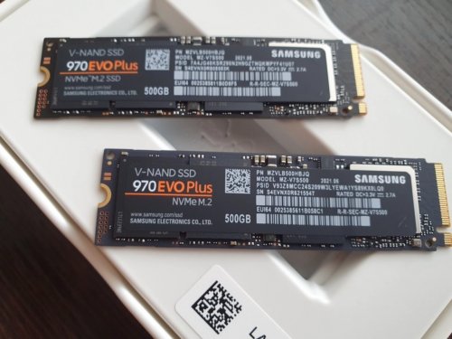 Фото SSD накопичувач Samsung 970 EVO Plus 500 GB (MZ-V7S500BW) від користувача Игорь