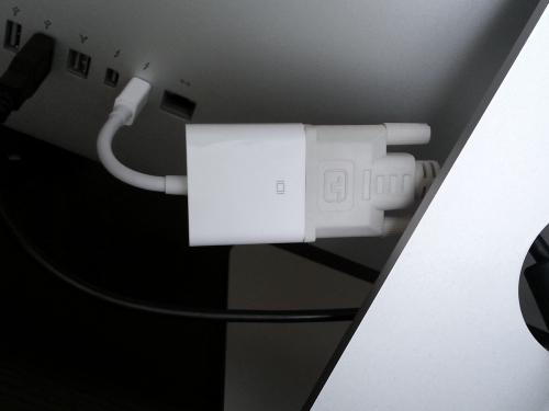 Фото Адаптер Apple Mini DisplayPort to DVI Adapter MB570Z/A від користувача nideKer