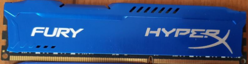 Фото Пам'ять для настільних комп'ютерів HyperX 8 GB DDR3 1600 MHz FURY (HX316C10F/8) від користувача Юра Клюс