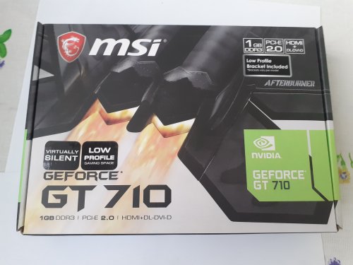 Фото Відеокарта MSI GeForce GT 710 (GT 710 1GD3H LP) від користувача Bogdan Bliznuk