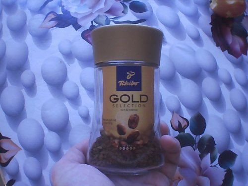 Фото Розчинна кава (гранульований) Tchibo Gold Selection растворимый 200 г (4046234767650) від користувача Саша Савченко