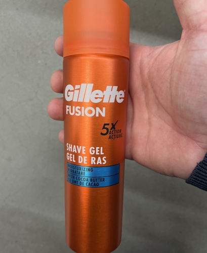 Фото  Gillette FUSION Гель для гоління Зволоження 200мл від користувача Orestiv.