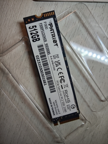 Фото SSD накопичувач PATRIOT P300 512 GB (P300P512GM28) від користувача 888vital888