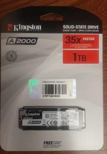 Фото SSD накопичувач Kingston KC600 1 TB (SKC600/1024G) від користувача Natalivasel