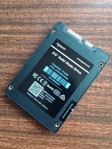 Фото SSD накопичувач Apacer AS350 Panther 512 GB (AP512GAS350-1) від користувача Andy