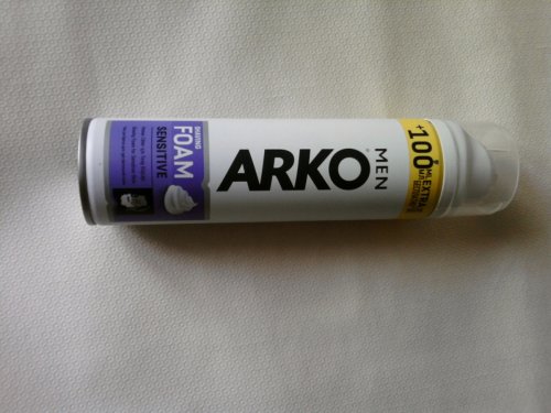 Фото  ARKO Пена  для чувствительной кожи для бритья 200мл (8690506090043) від користувача Test UA
