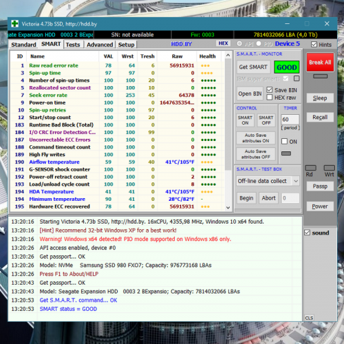 Фото Жорсткий диск Seagate Expansion Desktop 4 TB (STKP4000400) від користувача formicron