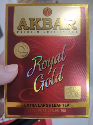 Фото чорний чай Akbar Чай черный Royal Gold, 80 г (5014176012649) від користувача Isolar
